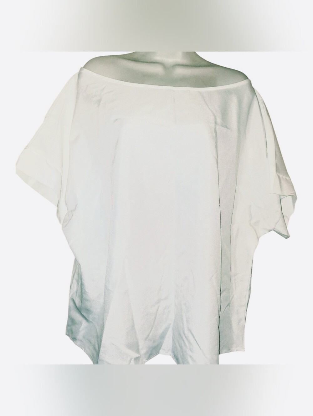 SHEIN Plus Sized 2XL White Off-Shoulder Short Sleeve Tee NWOT